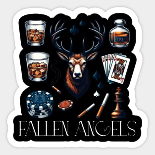 Fallen Angels Stag Lifestyle Sticker